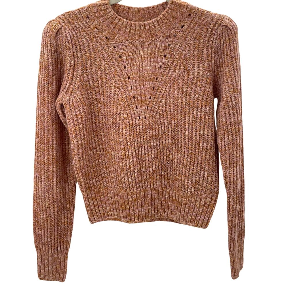 NWT Scotch & Soda Puff Sleeve Crewneck Sweater Allaca Blend XS